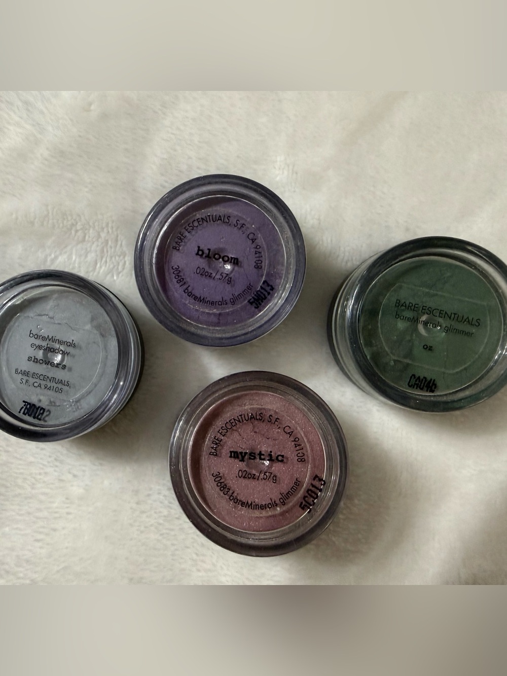 bareMinerals Loose Mineral Eyeshadow set 4